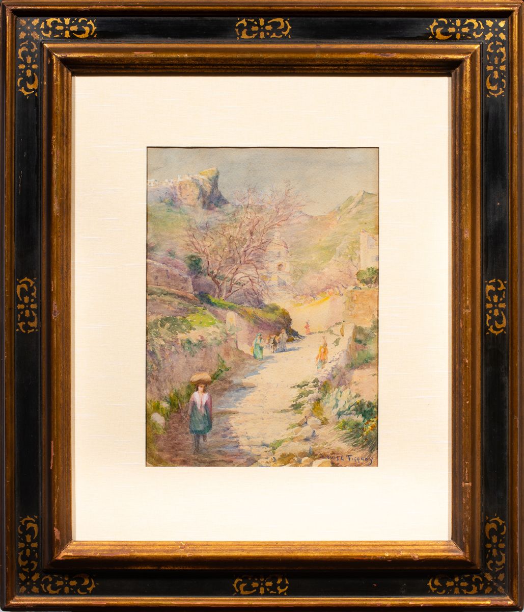 Near Roccabruna, Italy, 1874 by Louis Comfort Tiffany