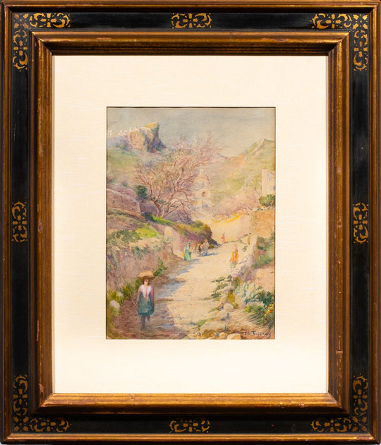 Near Roccabruna, Italy, 1874 by Louis Comfort Tiffany