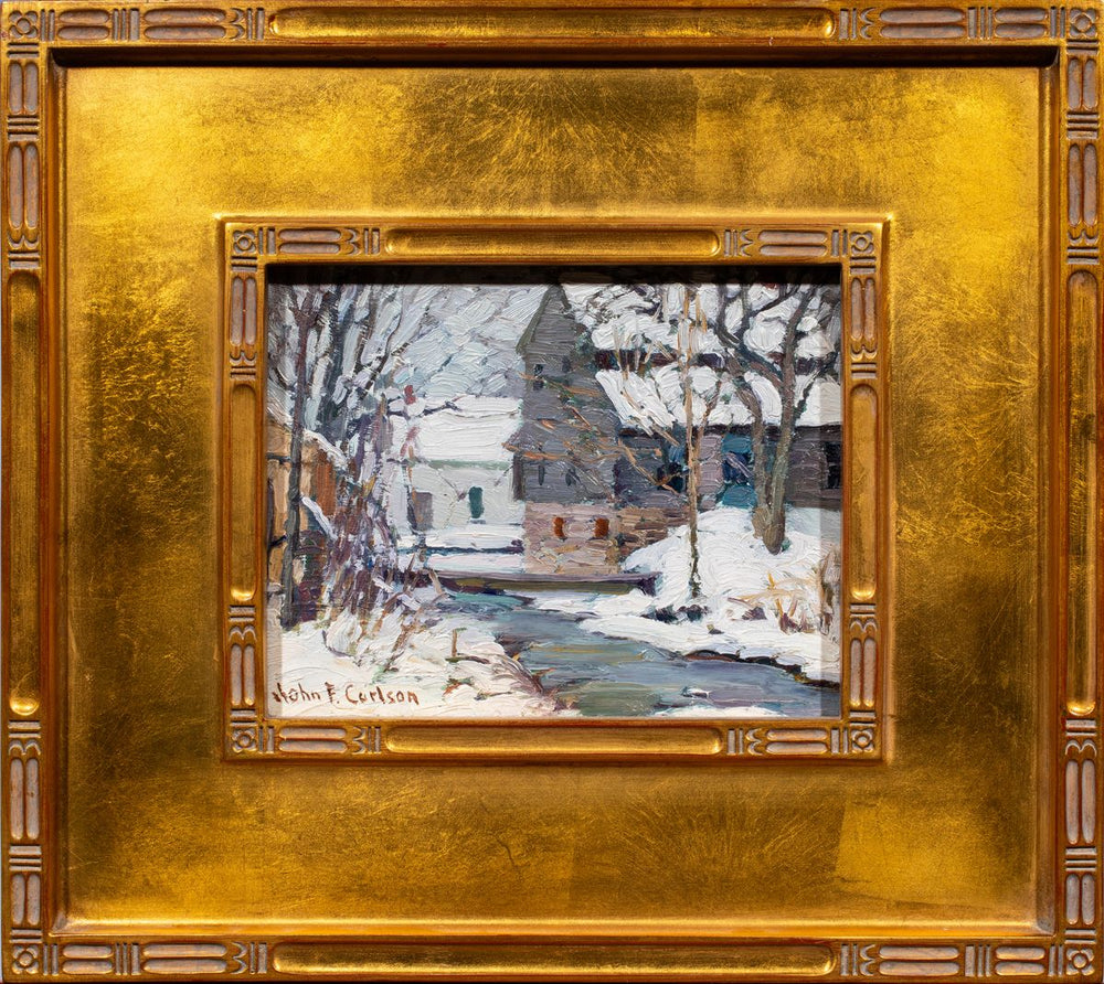 Untitled (Winter Snow Scene) by John Fabian Carlson