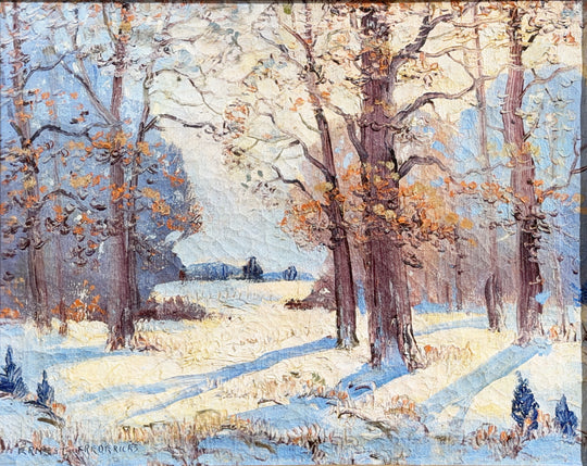 Winter at Palos Hills, Chicago by Ernest T. Fredericks