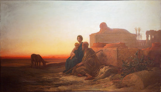 Flight into Egypt by Gustave Doré