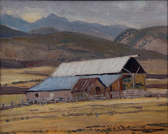 Barn in Porterville by LeConte Stuart