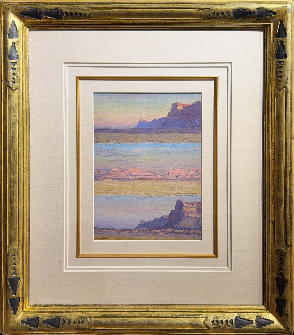 Green River Triptych, August 1923 by LeConte Stewart