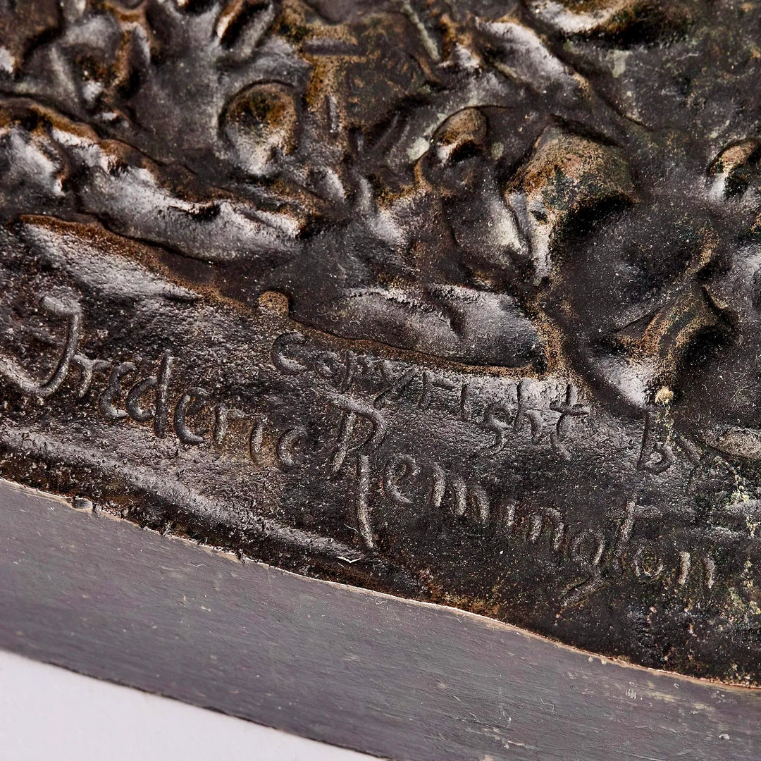 The Bronco Buster by Frederic Remington