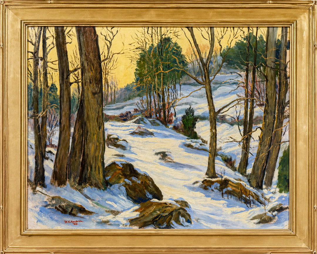 Winter Landscape by B. Y. Andelin