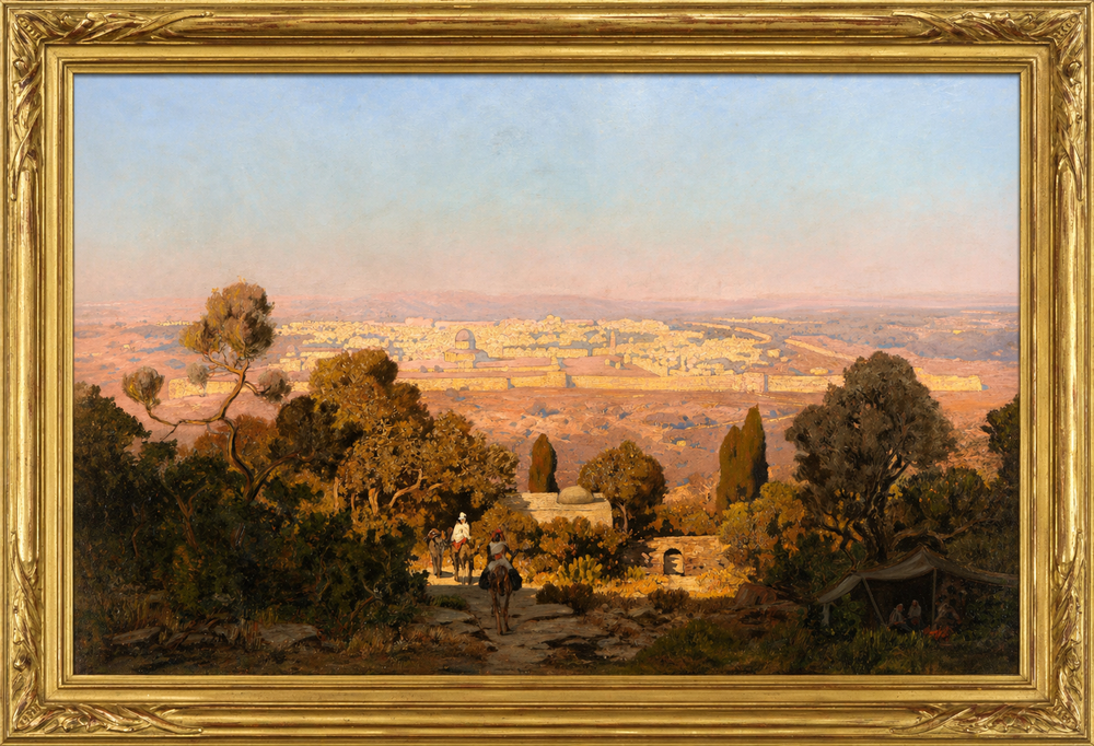 View of Jerusalem by Carl Wuttke