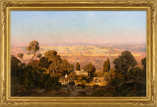 View of Jerusalem by Carl Wuttke