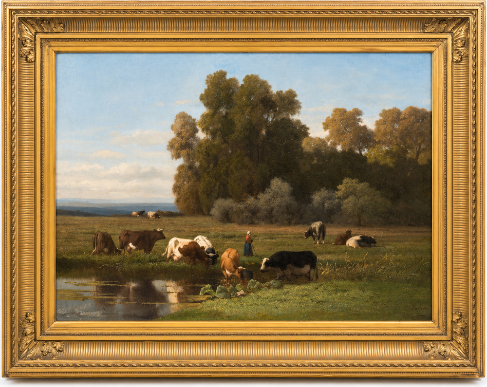 Pastoral Scene by Louis Robbe