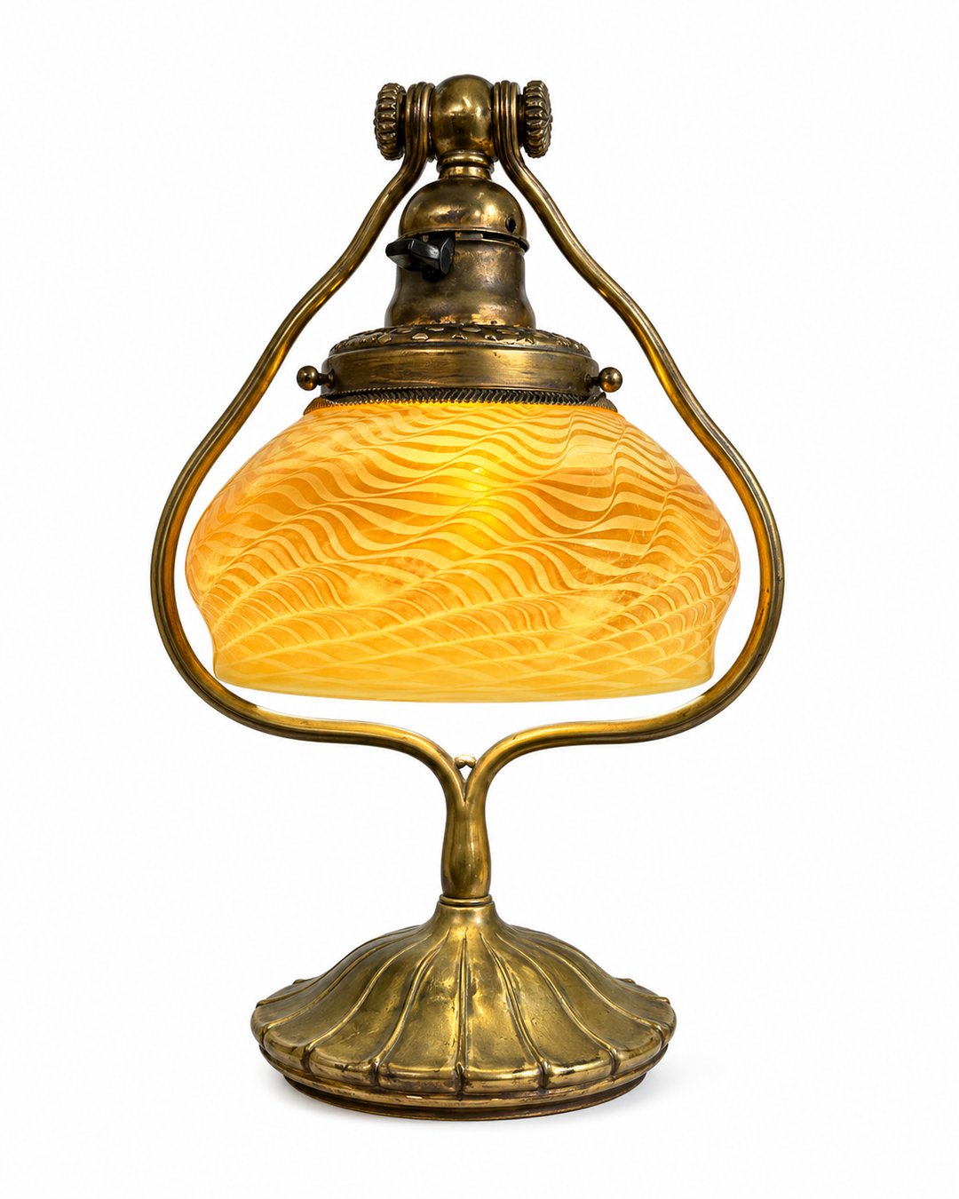 Favrile Glass Desk Lamp by Tiffany Studios