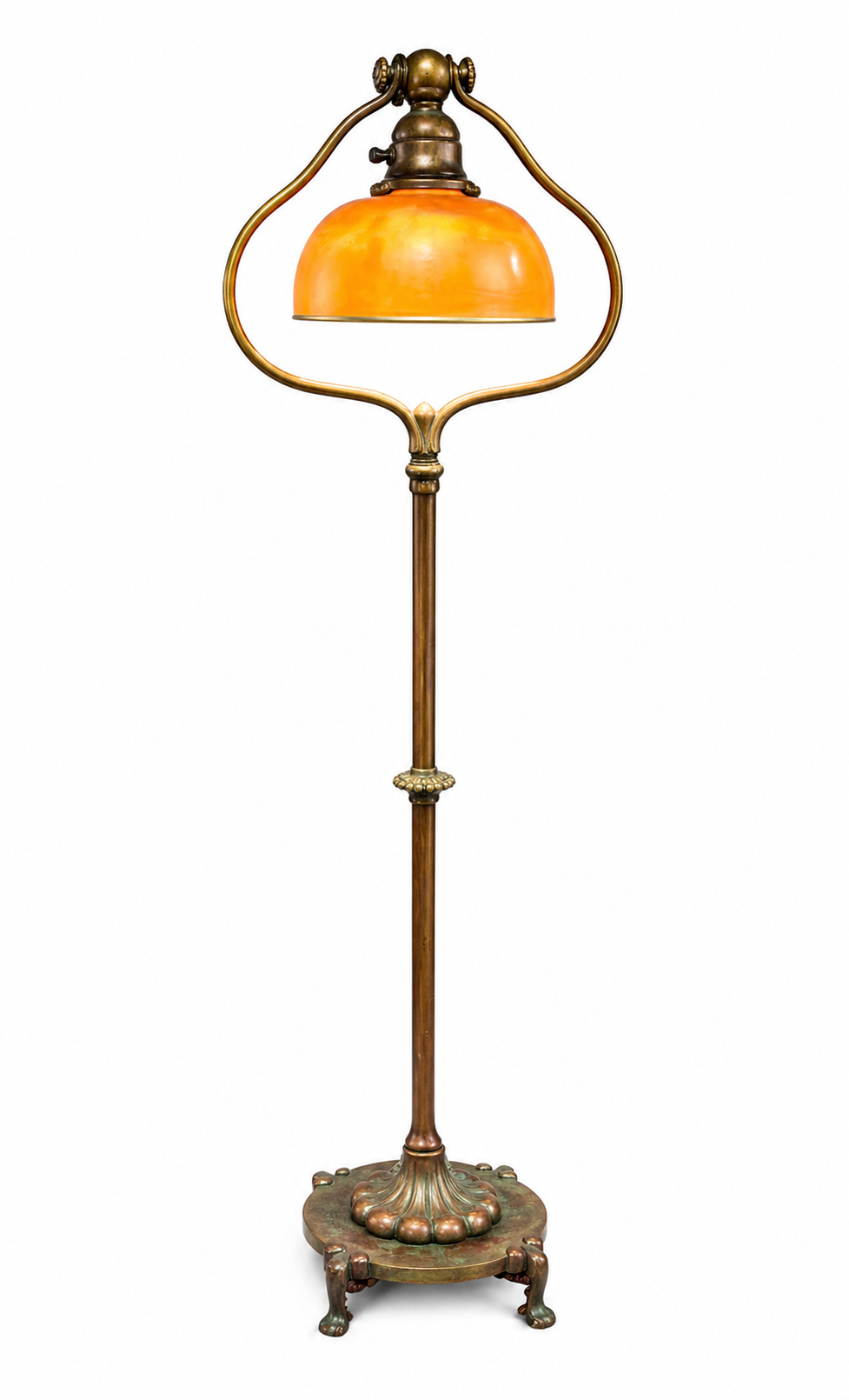 Favrile Glass Floor Lamp by Tiffany Studios
