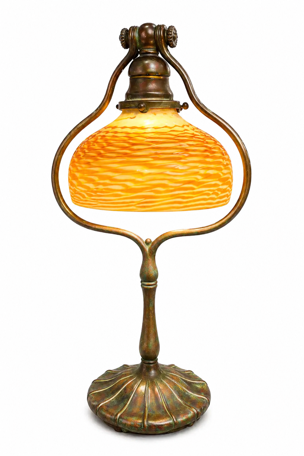 Favrile Glass Desk Lamp by Tiffany Studios