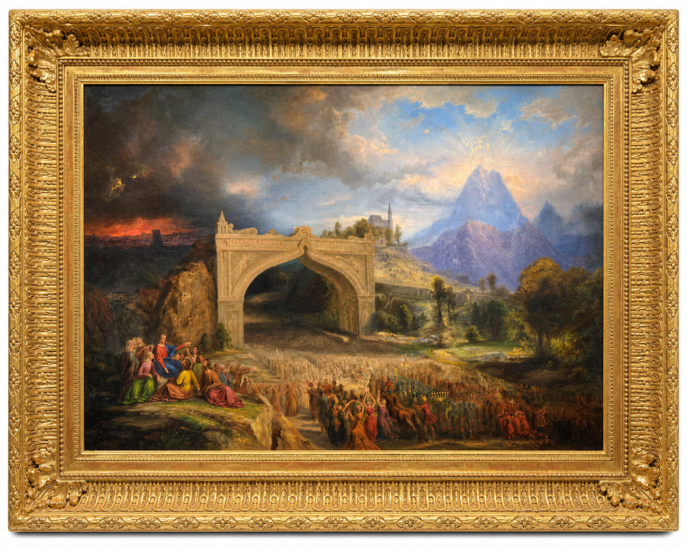 Strait and Narrow Way by John Martin (1789–1854)