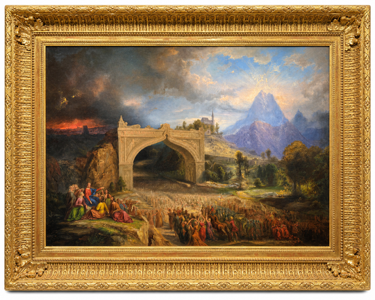 Strait and Narrow Way by John Martin (1789–1854)
