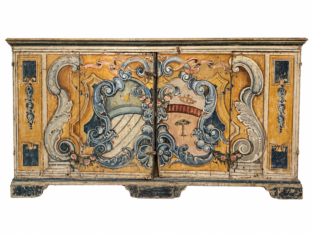 18th Century Italian Painted Credenza