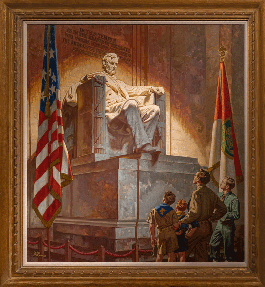 Lincoln Memorial by Dean Cornwell (1892–1960)