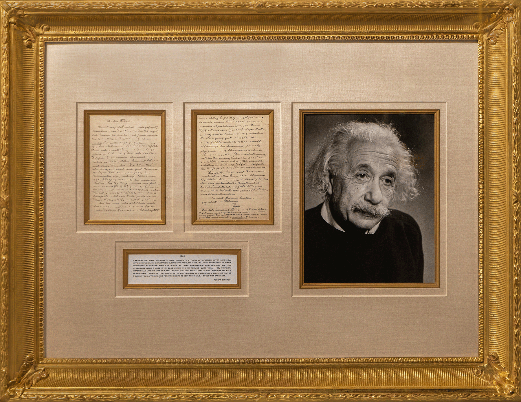 Albert Einstein's Historic Letter on the Unified Field Theory: A Decla Anthonys Fine Art & Antiques Albert Einstein's Historic Letter on the Unified Field Theory: A Decla Anthonys Fine Art & Antiques