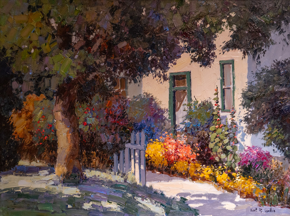A Corner of the Yard (c. 1990) by Kent Wallis