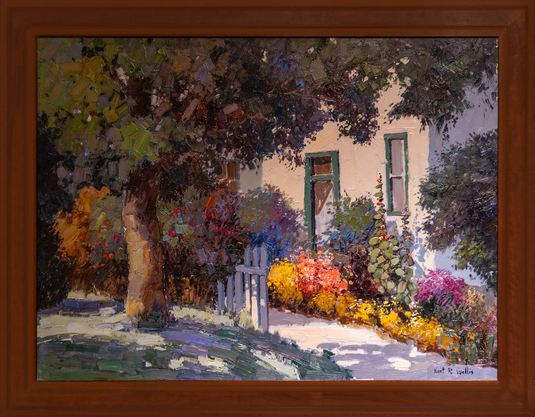 A Corner of the Yard (c. 1990) by Kent Wallis
