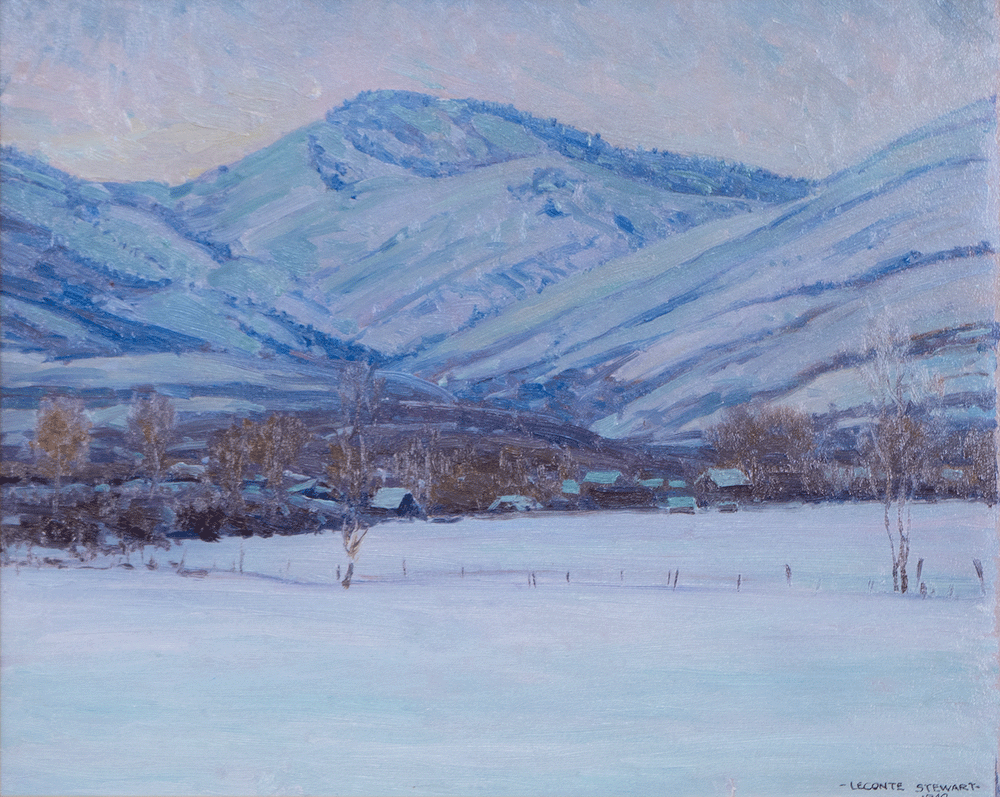 Blue January, 1940 by Leconte Stewart