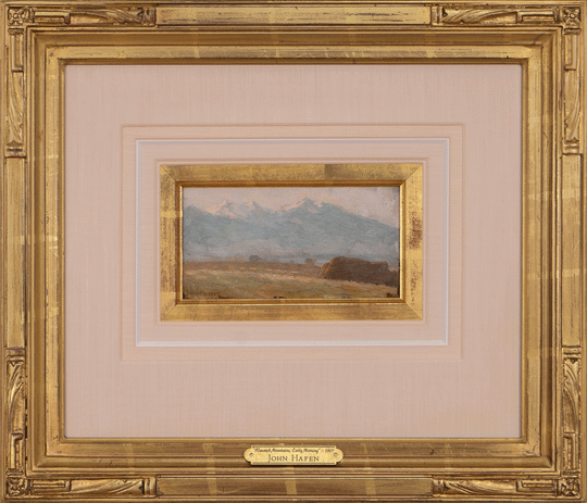 Wasatch Mountain, Early Morning, (1907) by John Hafen (Utah, 1856-1910)