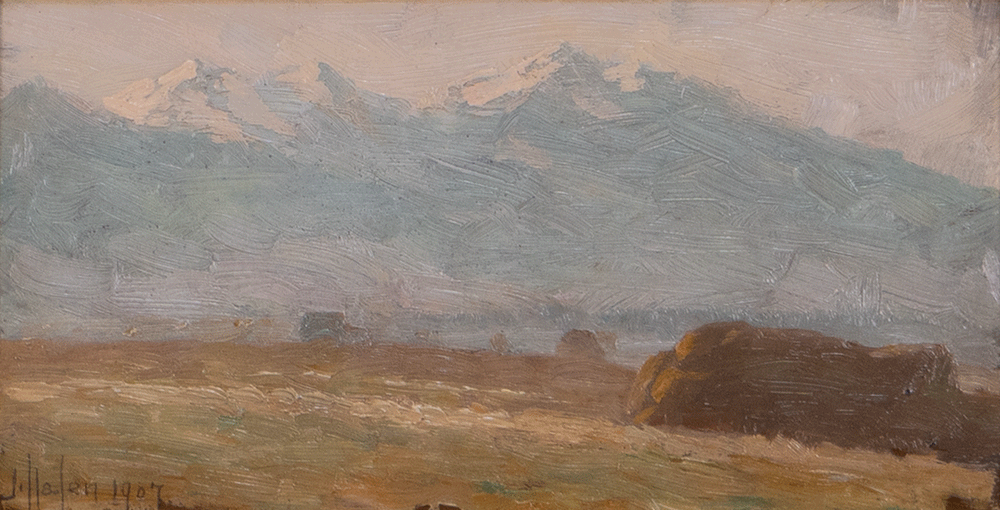 Wasatch Mountain, Early Morning, (1907) by John Hafen (Utah, 1856-1910)
