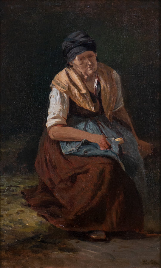 Woman Resting by Tina Blau