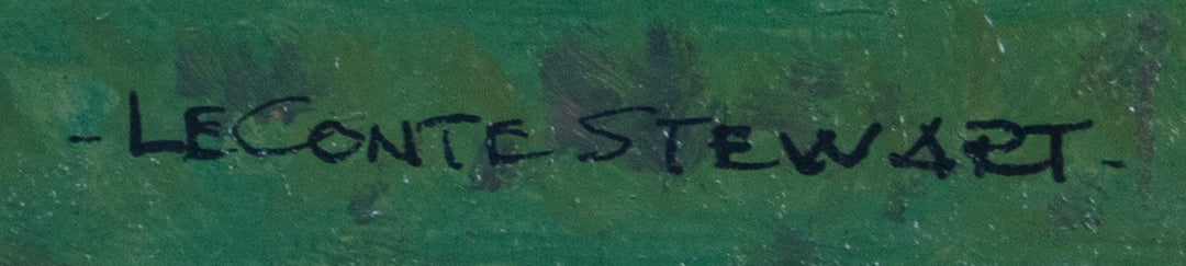 Barnyard Scene by Leconte Stewart