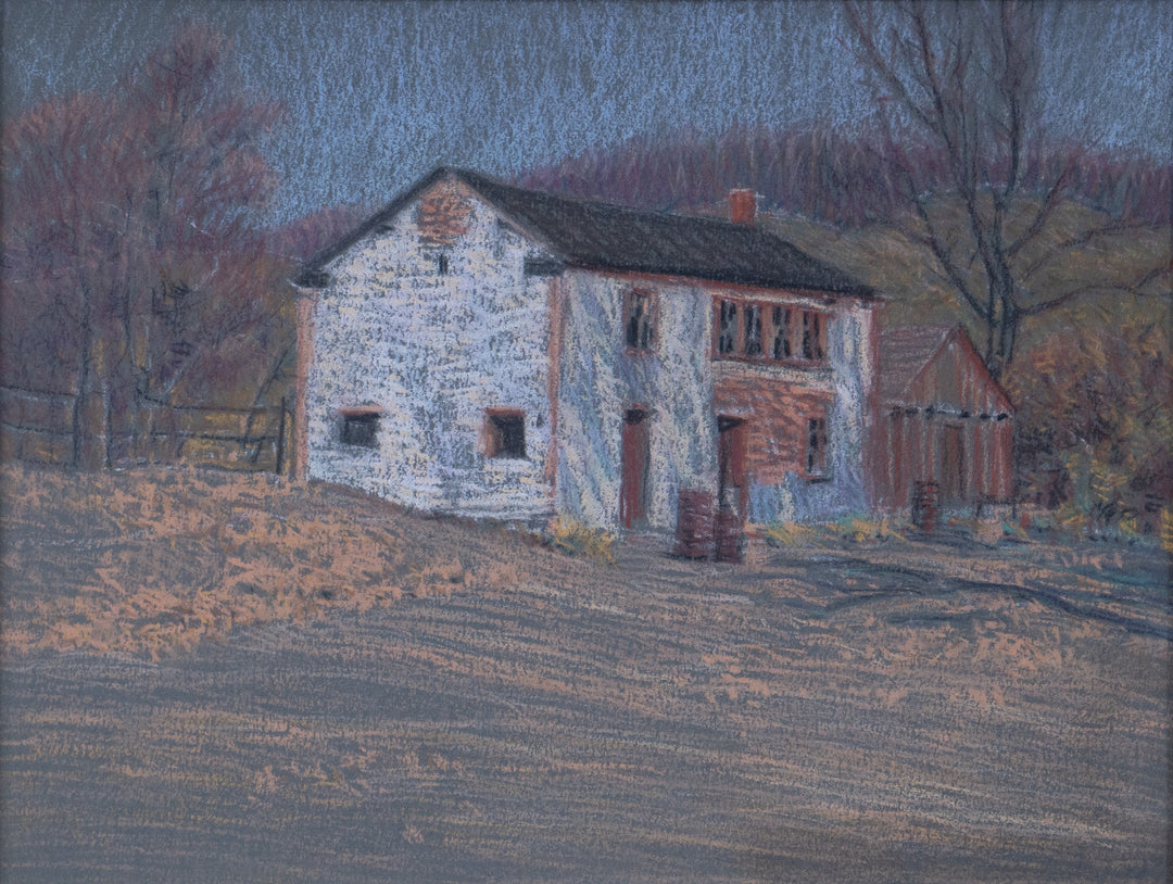 Farmhouse in Autumn by Leconte Stewart