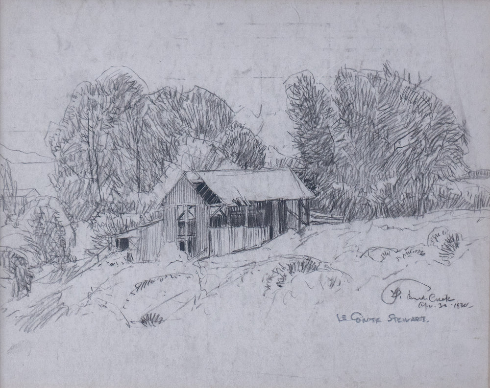 Barn at Burch Creek by Leconte Stewart