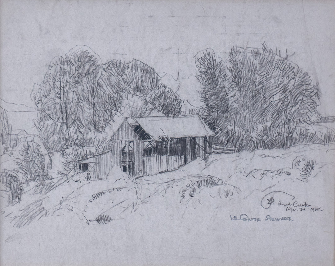 Barn at Burch Creek by Leconte Stewart