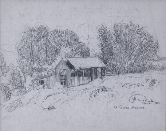 Barn at Burch Creek by Leconte Stewart