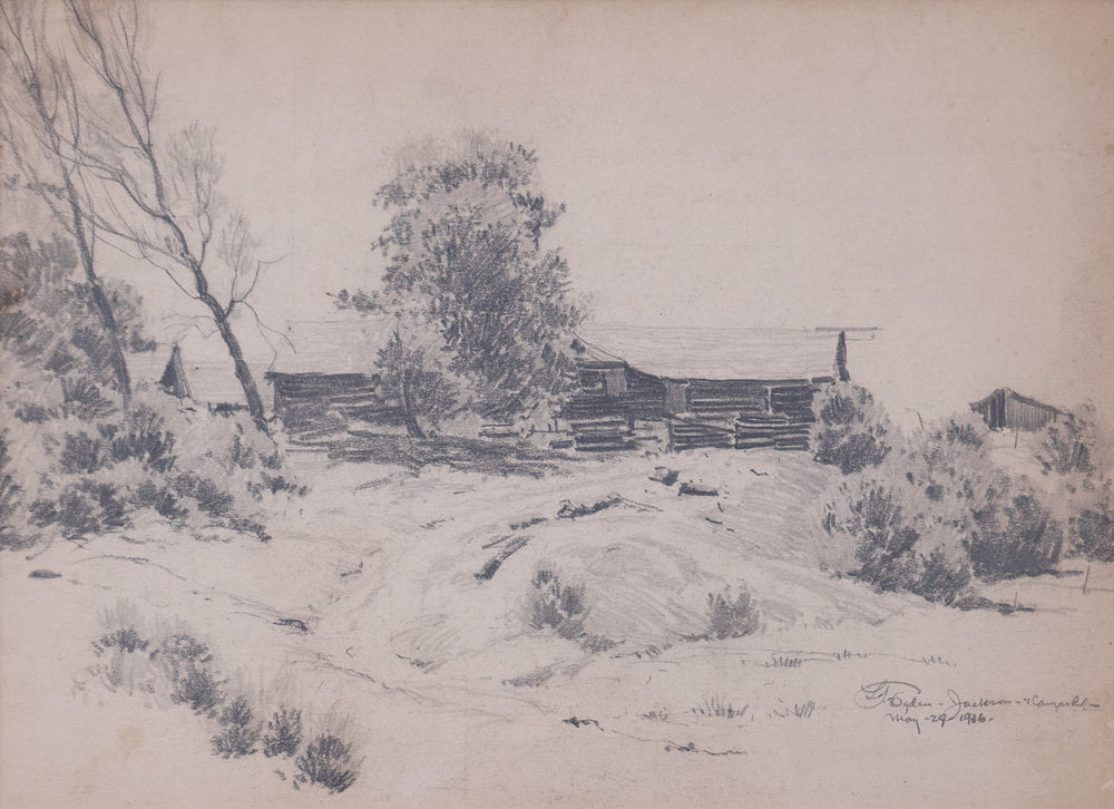 Ogden, Jackson & Canyon Road by Leconte Stewart