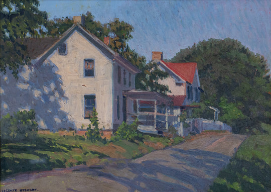 Houses in Sunlight by Leconte Stewart