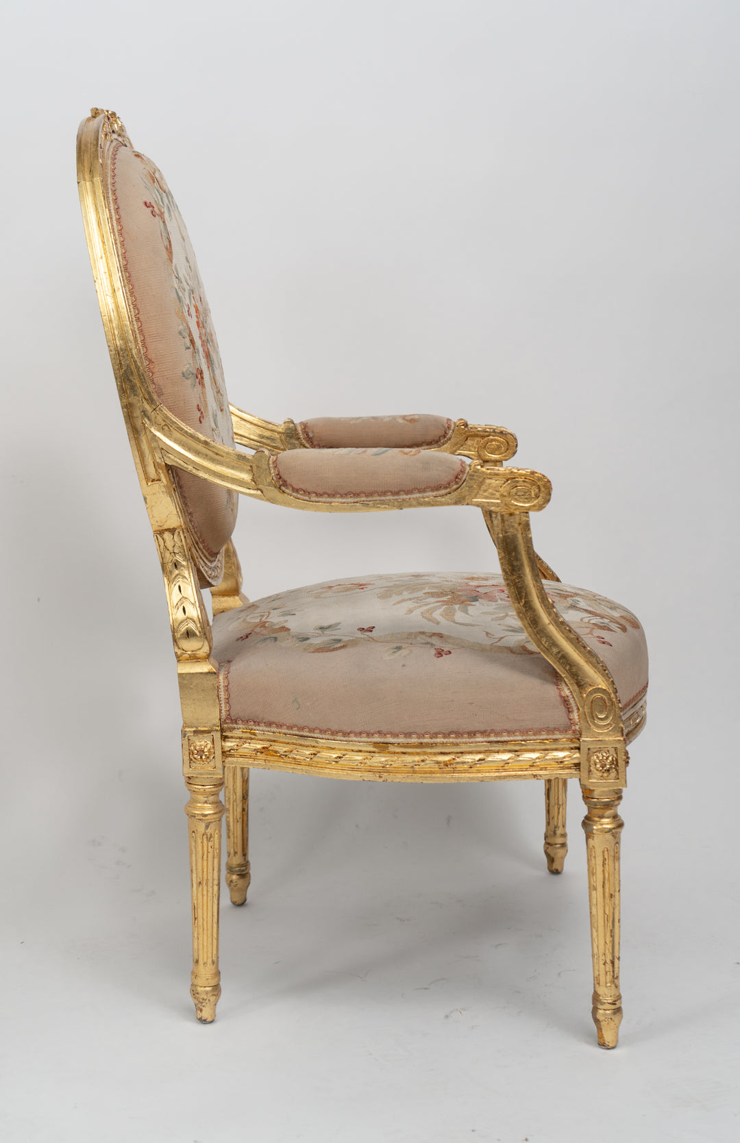 French Louis XVI Style Sofa and Armchair Set