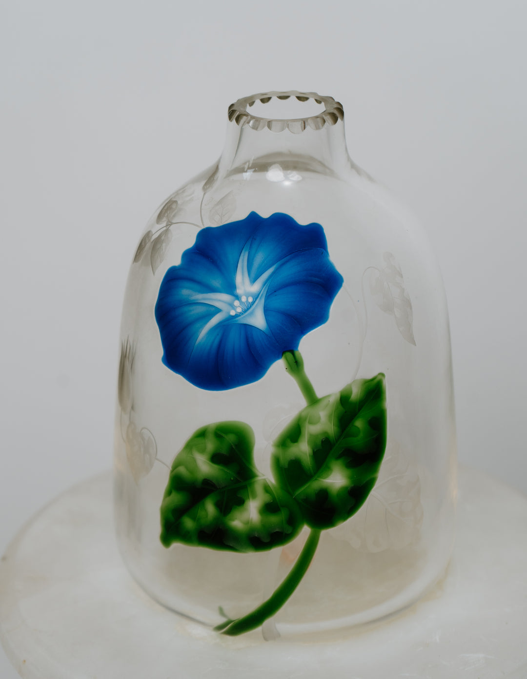 Rare Tiffany Cameo Glass Vase