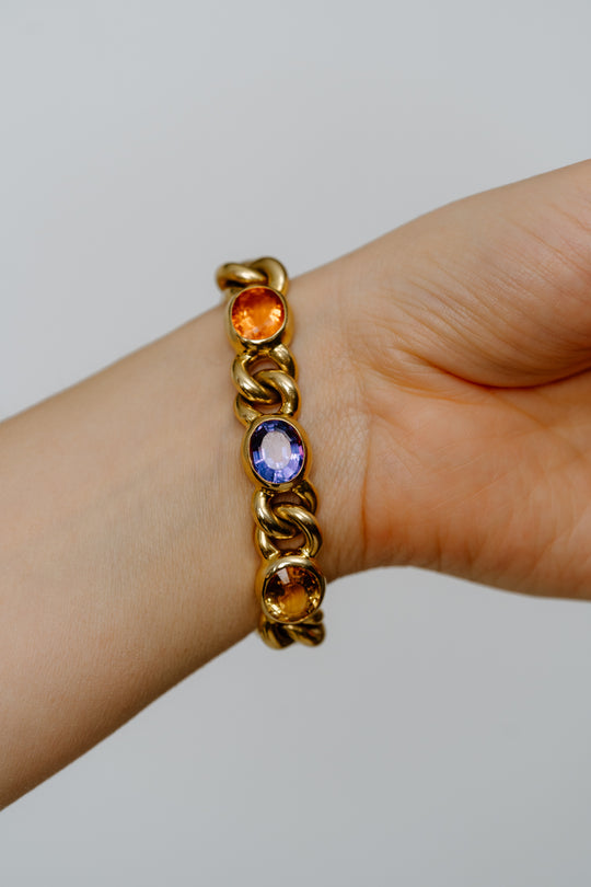 7 Precious Stone Bracelet