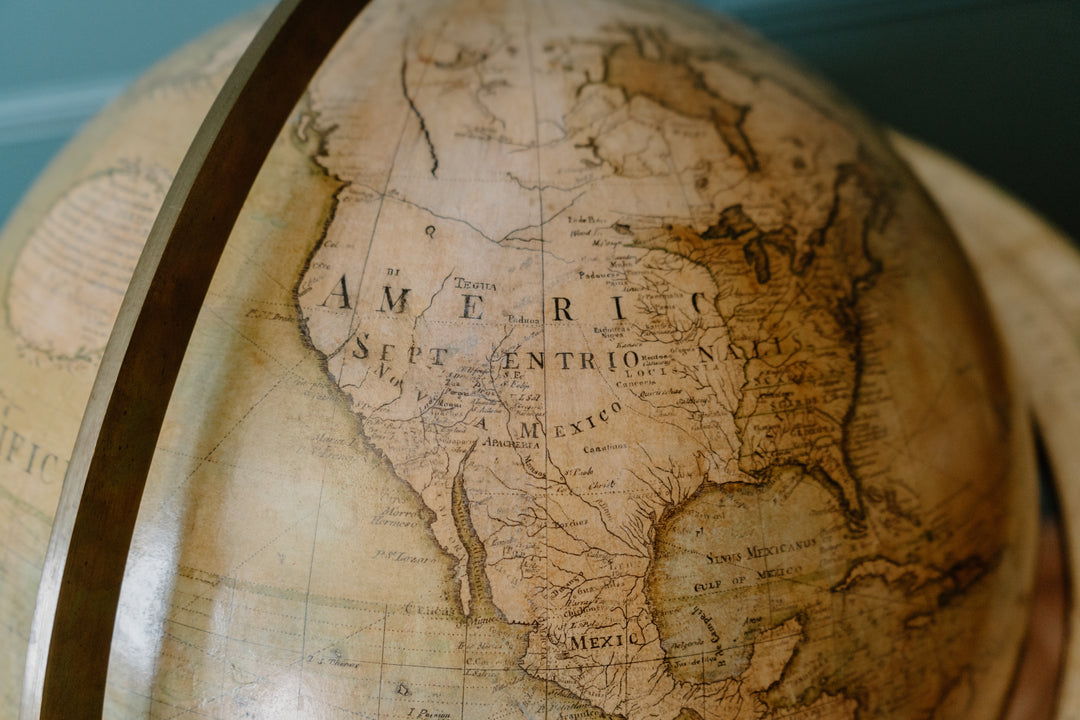 Pair of 19th Century Celestial and Terrestrial Globes