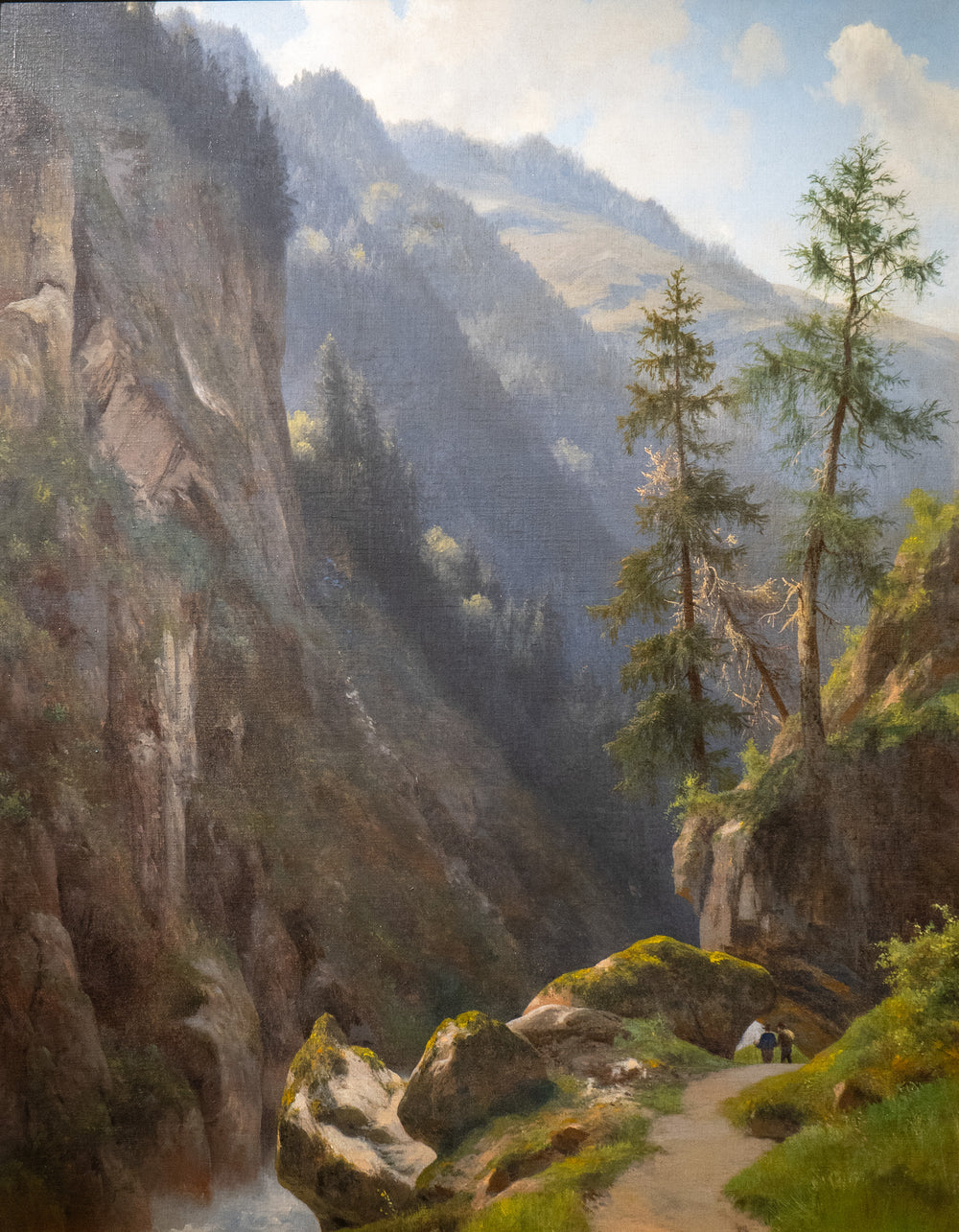 Albert Bierstadt (German/American, 1830-1902) Little Cottonwood Canyon, c. 1870