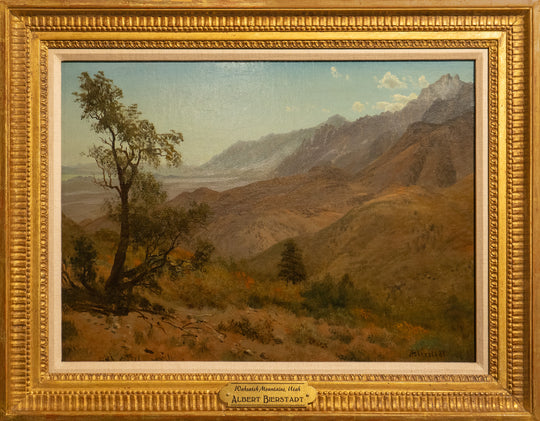 Albert Bierstadt (UTAH, 1830-1902) Wahsatch Mountains, Utah