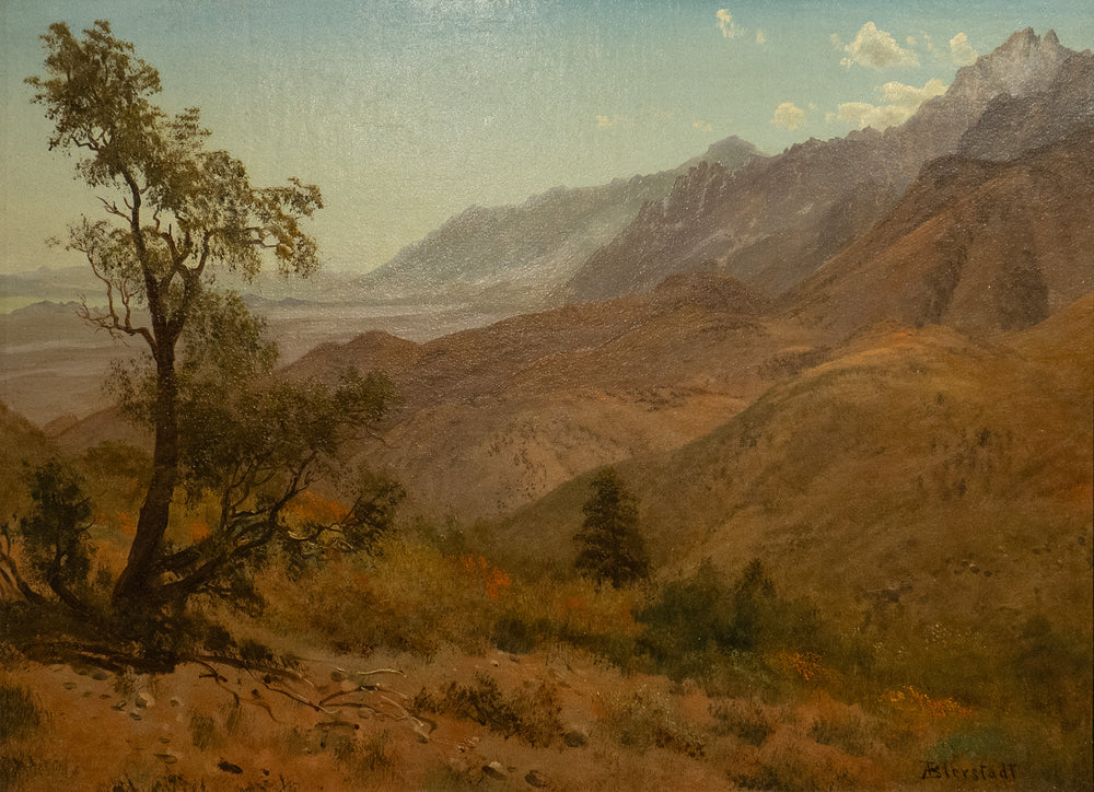 Albert Bierstadt (UTAH, 1830-1902) Wahsatch Mountains, Utah