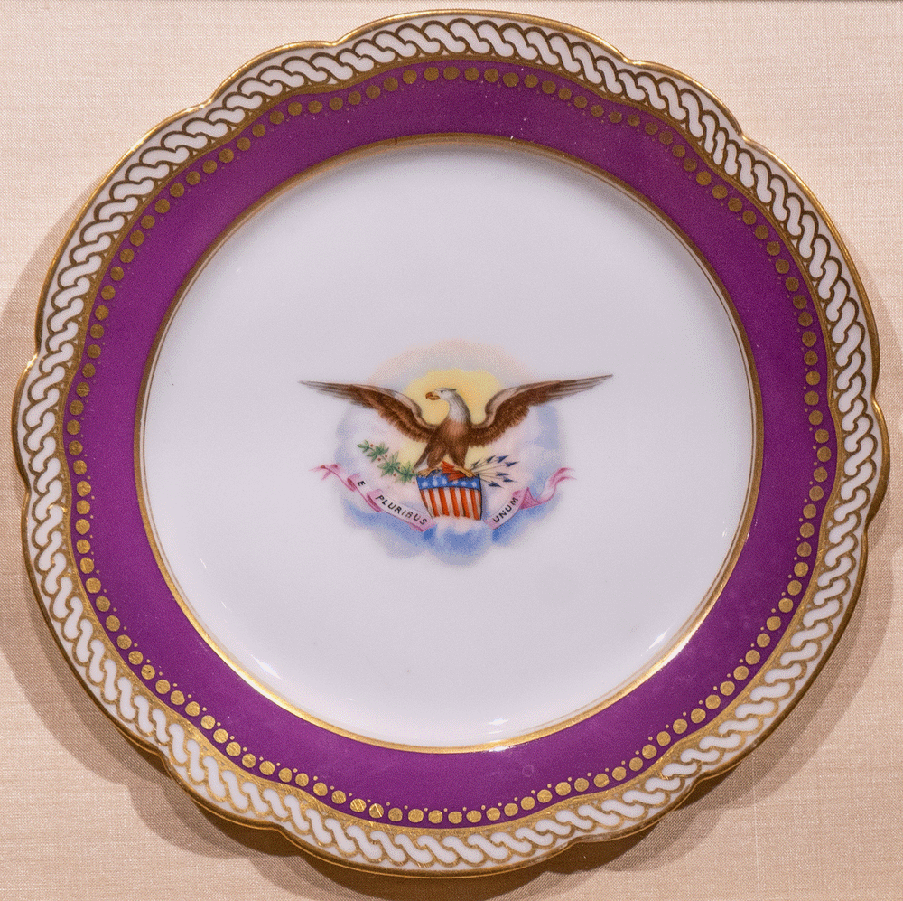 Presidential State Plate from the First White House Thanksgiving Dinner