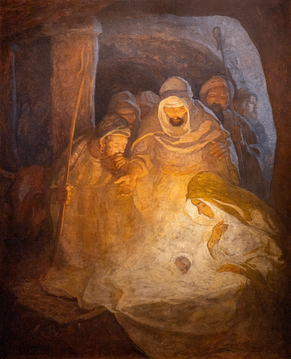 It Was, Then, Not a Dream. This Was a Sign Unto Them. (The Nativity). 1912 by Newell Convers Wyeth (American, 1882-1945)