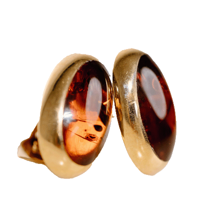 Amber Stone Cuff Link