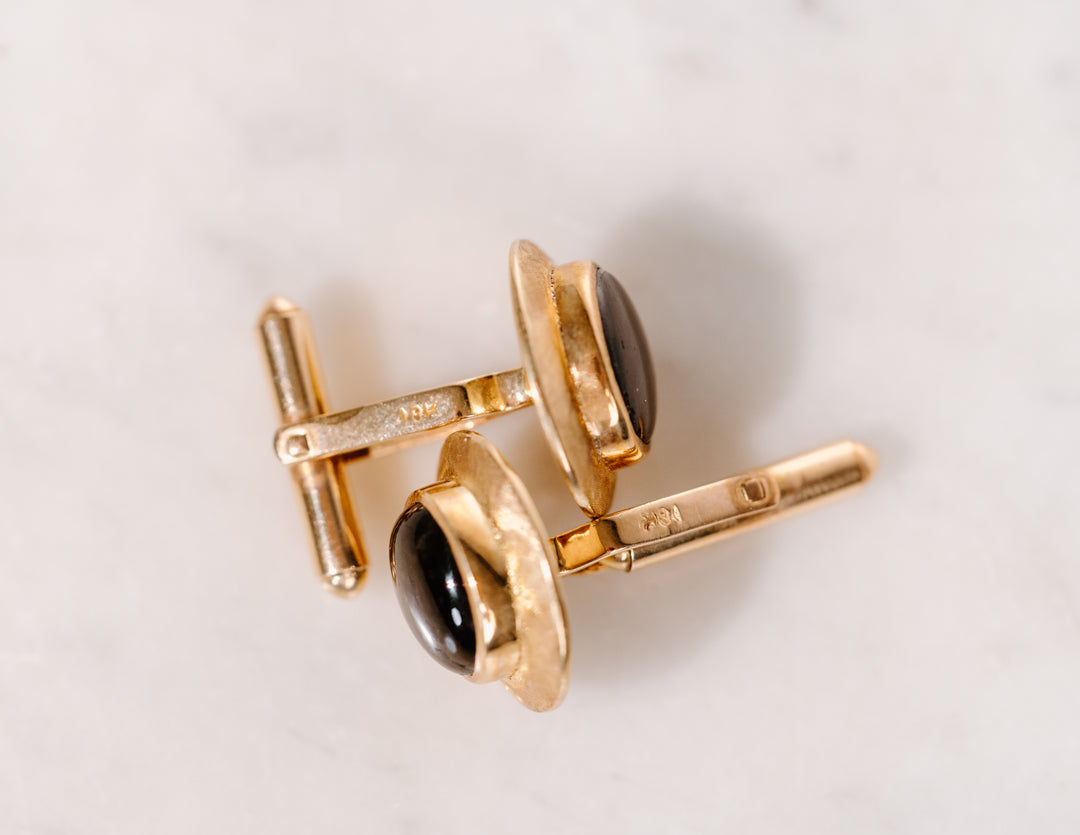 Black Star Sapphire Cufflinks