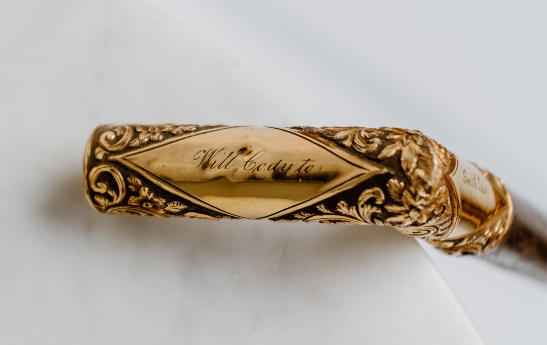 Presentation Cane from William F. "Buffalo Bill" Cody to George R. Guss