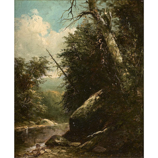 Adirondack Stream by Albert Bierstadt