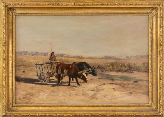 Ox Cart, N.M. by Charles Partridge Adams