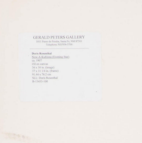 Now-A-Kuhlona (Evening Star) by Doris Rosenthal