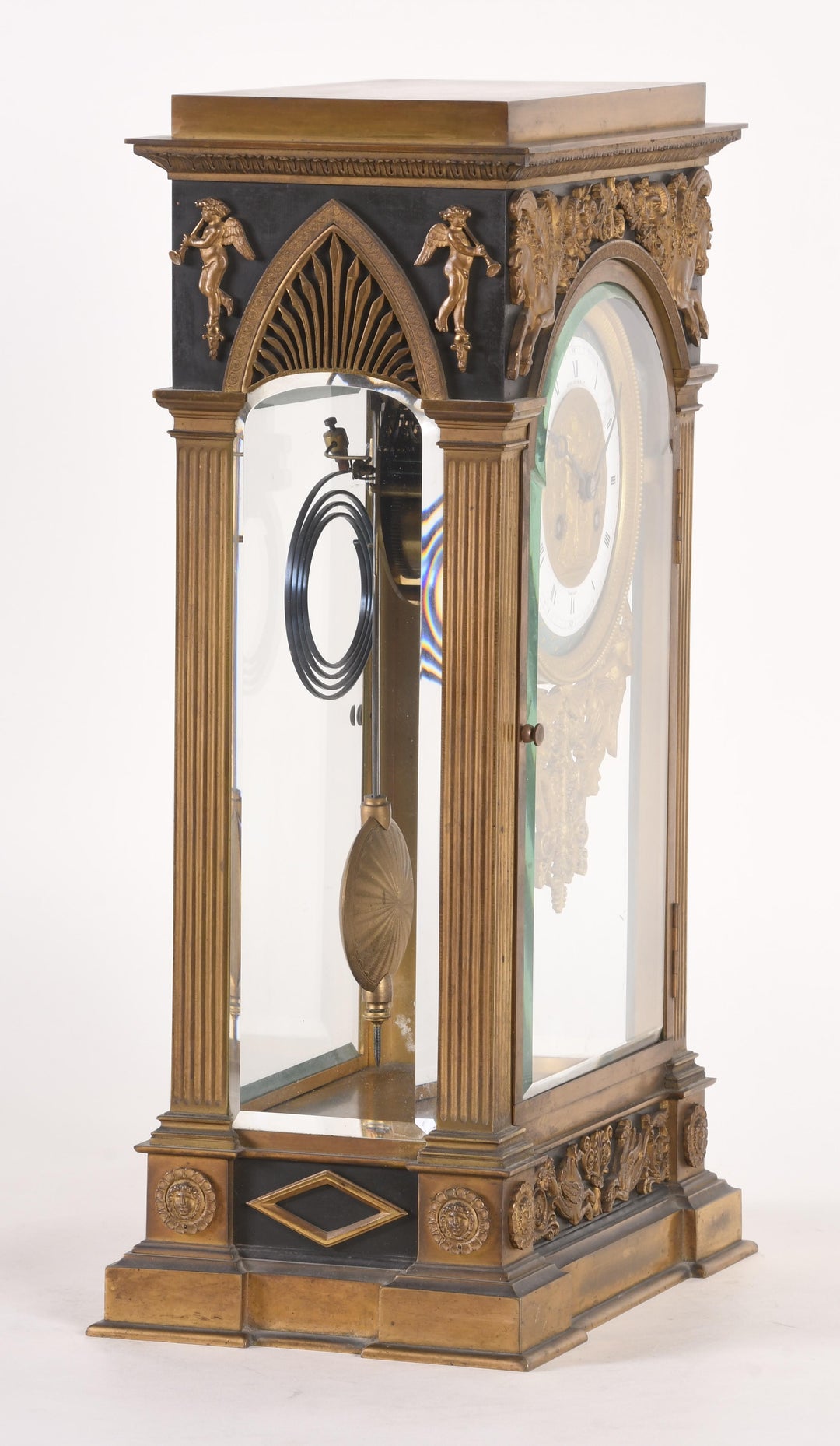 French Empire Revival Mantel Clock