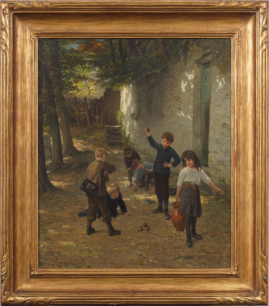 Partie de Toupies (A Game of Tops) by Paul Seignac